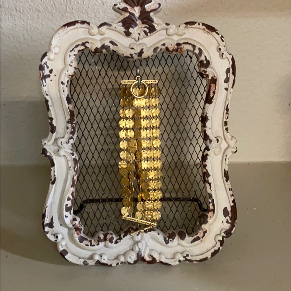 Gold tone Coin bracelet